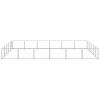 Dog Kennel Silver 322.9 ft¬≤ Steel