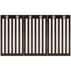 36 Inch Folding Wooden Freestanding Pet Gate Dog Gate with 360¬∞ Flexible Hinge